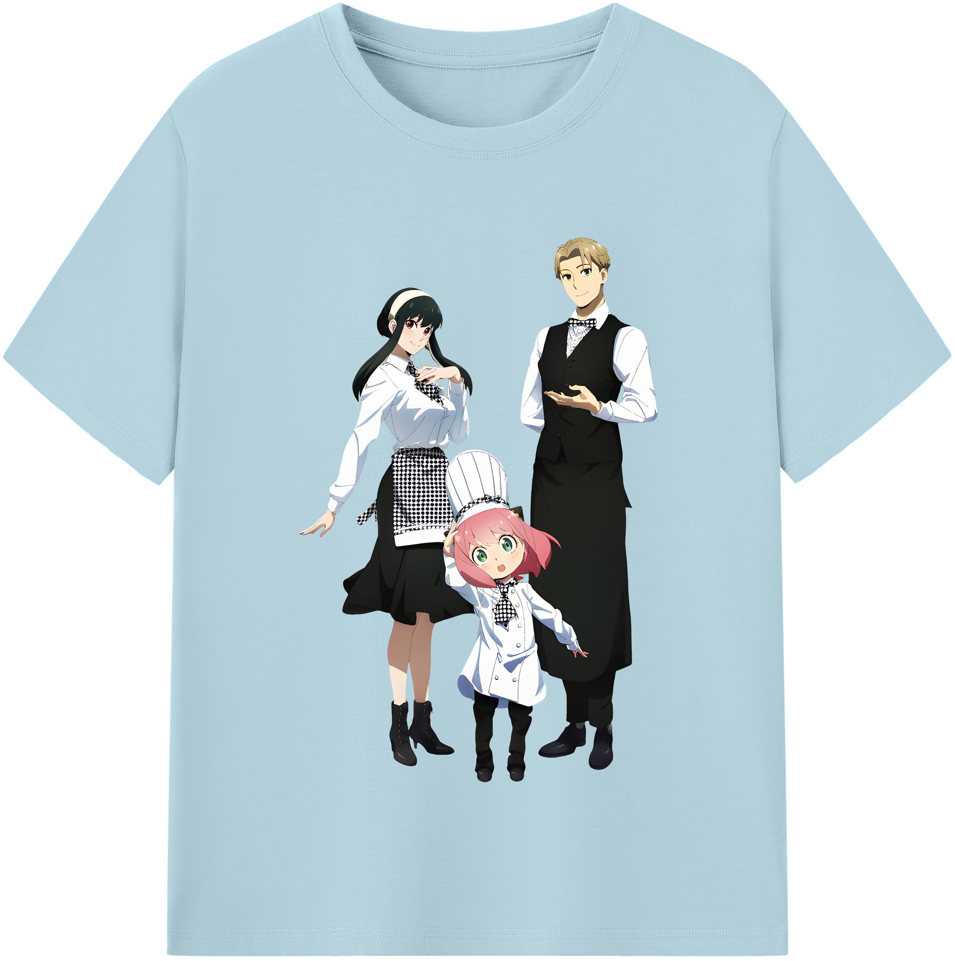 （画像用） SPY×FAMILY间谍家家酒 綿100％半袖Tシャツ（フロントプリント）